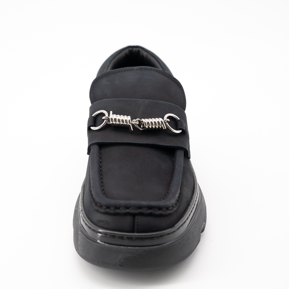 size 41 (8us) - Burberry Wire Creeper Black grey Clamp On - Picture 6 of 13
